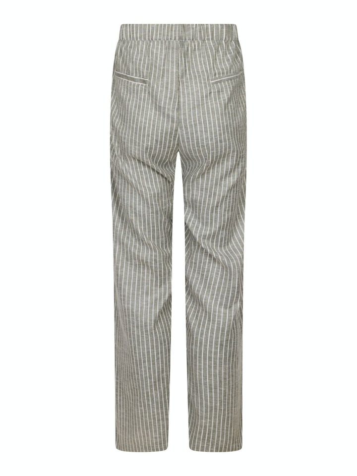 Neo Noir - Astra Soft Stripe Pants - Smoke Green Bukser 