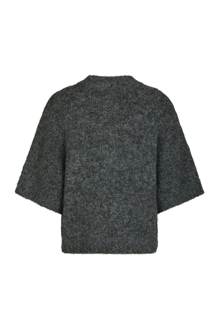 Neo Noir - Benuta Fluffy Knit Cardigan 165816 - 136 - Antracit Melange