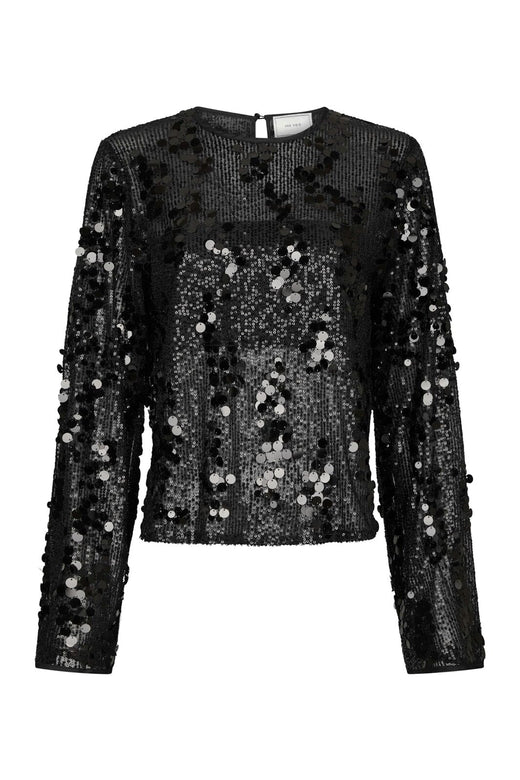 Neo Noir - Blake Sequins Blouse 167011 - 100 - Black