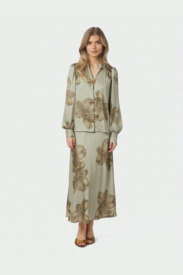 Neo Noir - Bovary Misty Orchid Skirt 168285 - 627 - Smoke Green