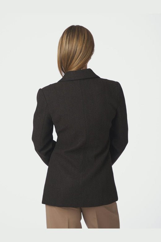 Neo Noir - Bowie Herringbone F Blazer 168544 - 676 - Dark Brown