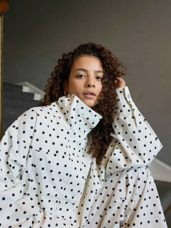 Neo Noir - Callisa Dot Jacket 167353 - 120 - White Jakker 