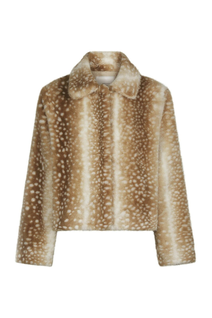 Neo Noir - Camina Faux Fur Jacket 170204 - 123 - Beige
