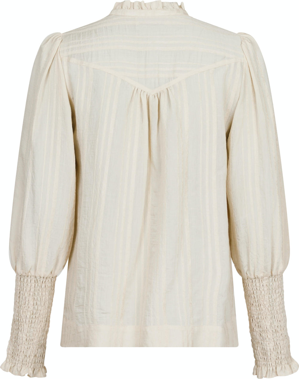 Neo Noir - Camisa Stripe Blouse - Creme