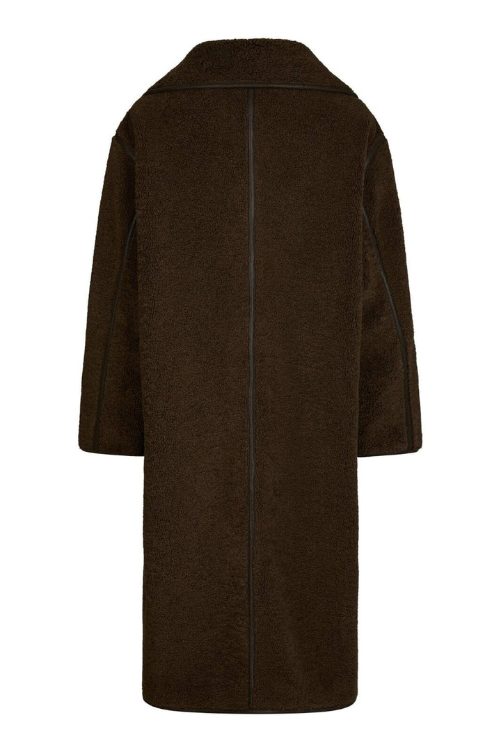 Neo Noir - Carmen Teddy Coat 164852 - 676 - Dark Brown