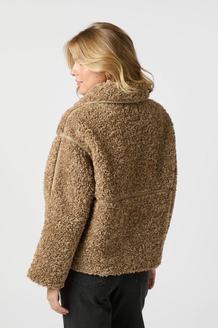 Neo Noir - Castor Faux Fur Jacket 164862 - 214 - Taupe