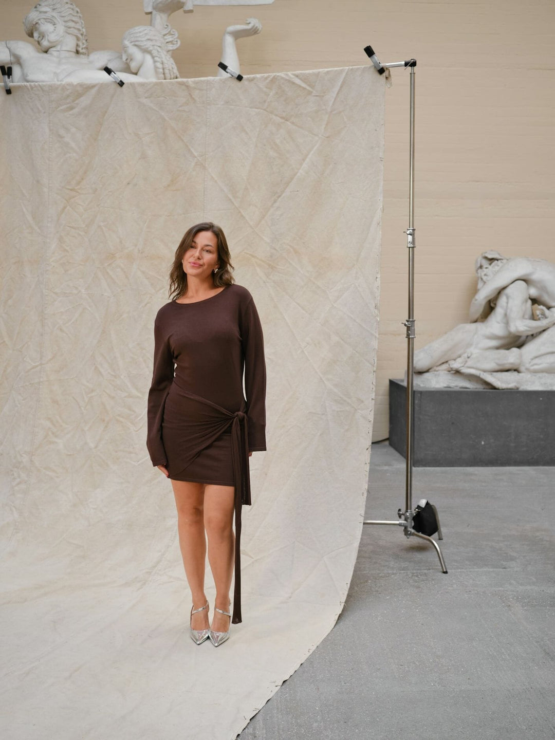 Neo Noir - Cici Knit Dress 164949 - 210 - Brown Kjoler 