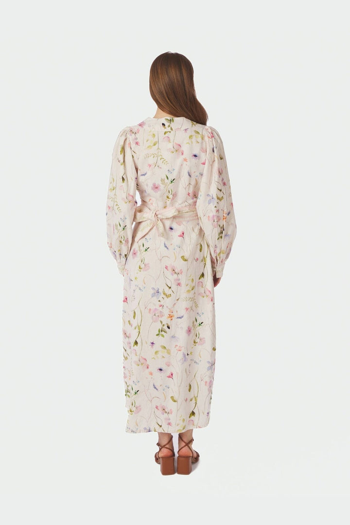 Neo Noir - Clarine Flower Dress 169020 - 121 - Off White