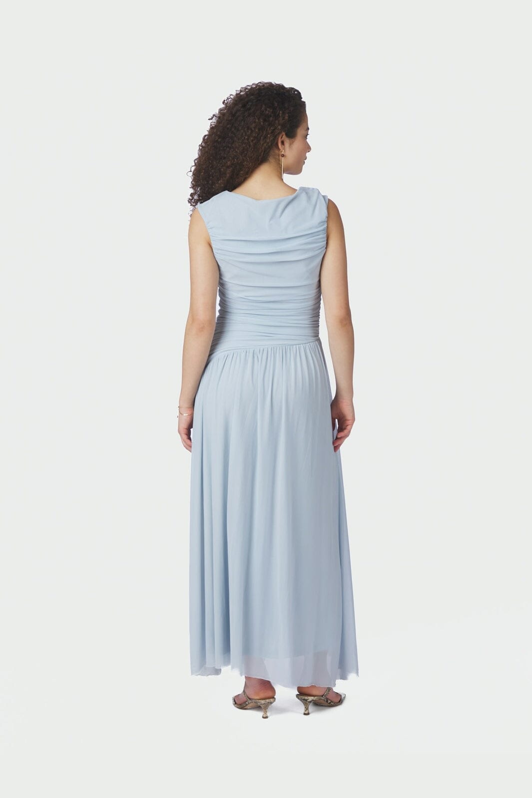 Neo Noir - Cludine Mesh Dress 166157 - 145 - Light Blue