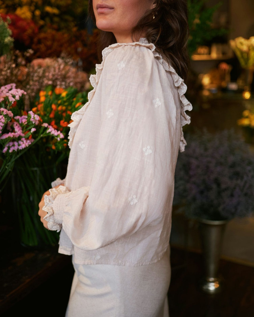 Neo Noir - Degas Blouse 160214 - 124 - Ivory Bluser 