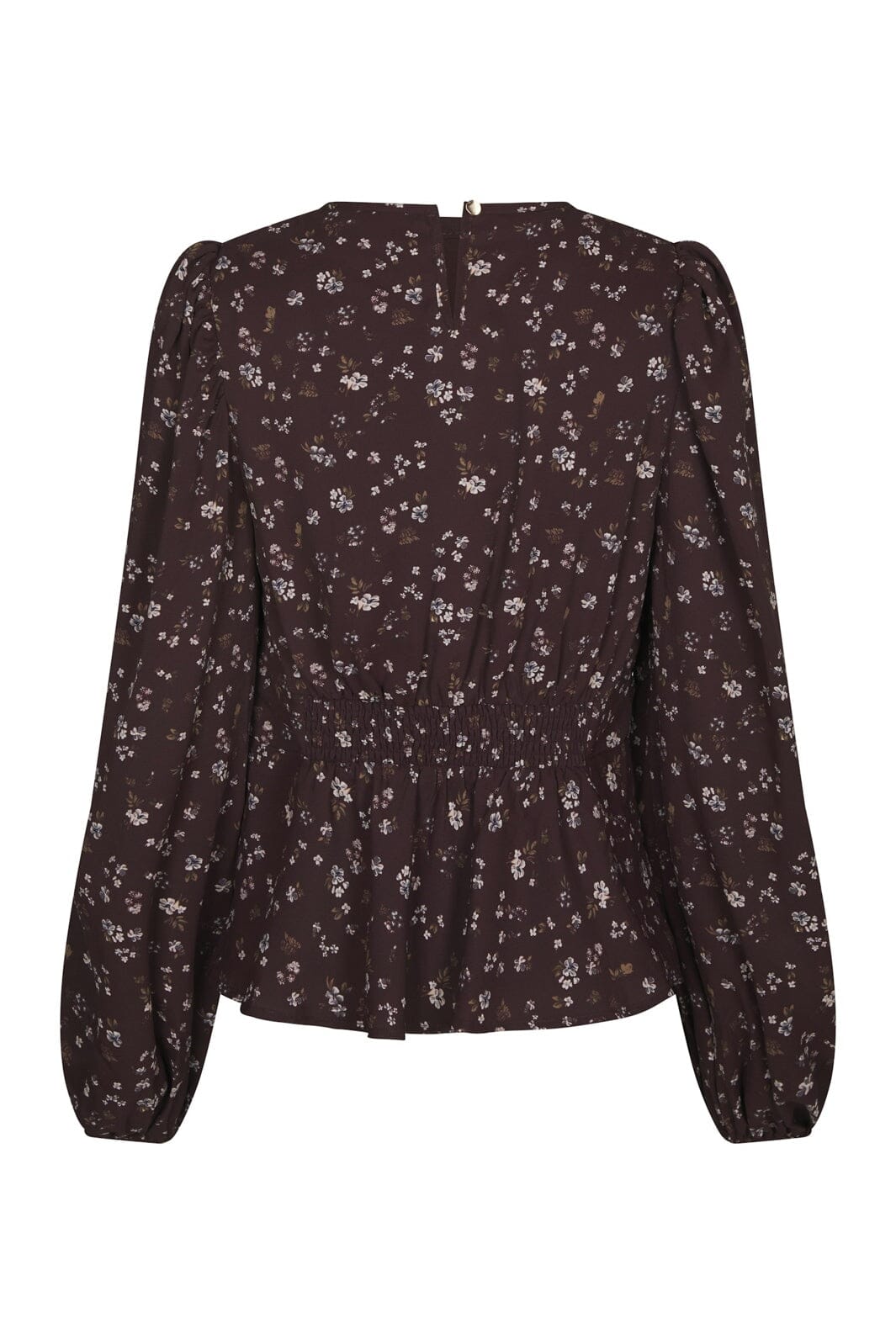 Neo Noir - Delphine Flowerbunch Blouse 170410 - 345 - Chocolate Plum