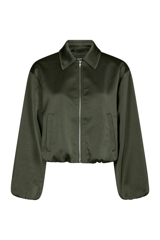 Neo Noir - Denielle Heavy Sateen Jacket 167474 - 591 - Deep Green