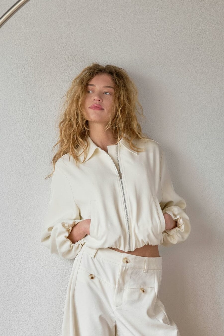 Neo Noir - Denielle Structure Jacket 168514 - 121 - Off White Jakker 