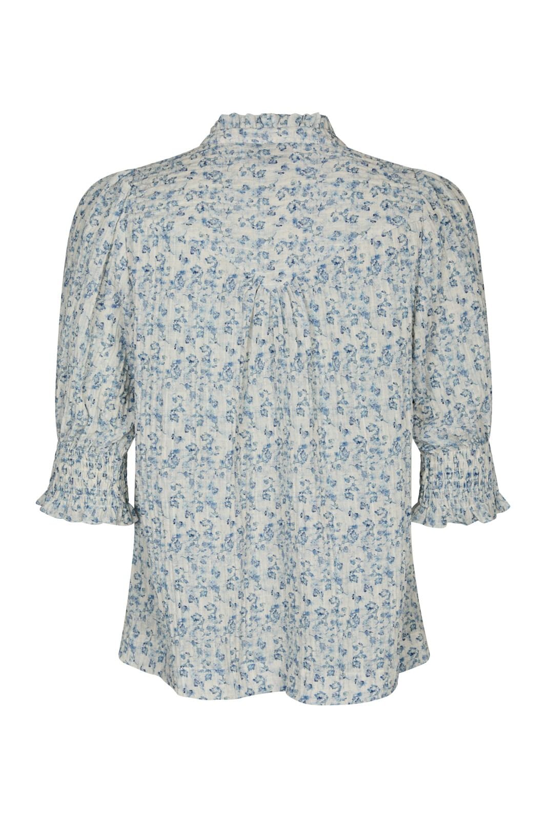 Neo Noir - Diana Misty Floral Blouse 166084 - 140 - Blue