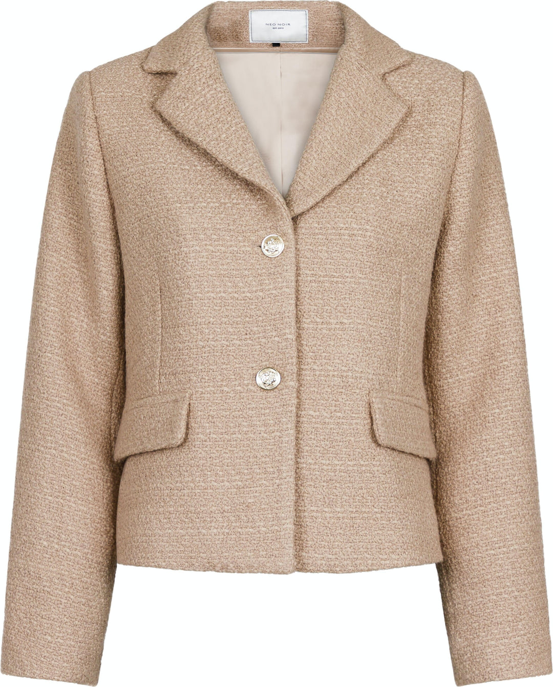Neo Noir - Djarla Classic Boucle Blazer - Sand