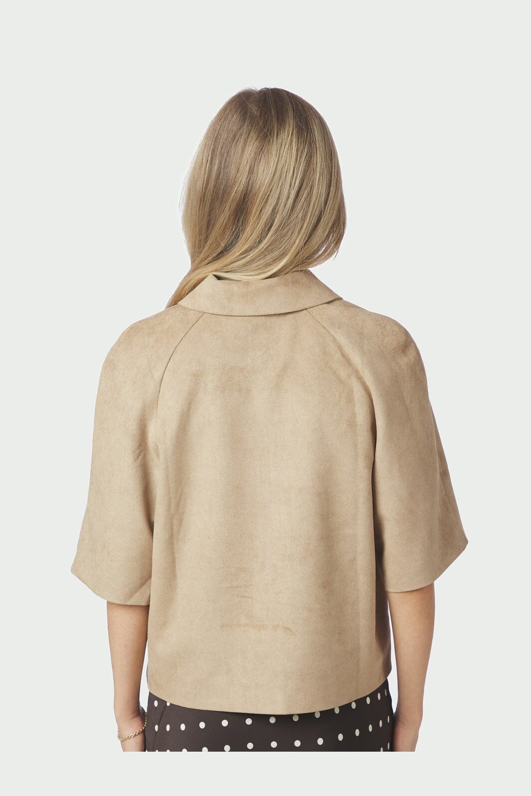 Neo Noir - Editta Faux Suede Jacket 168268 - 213 - Sand