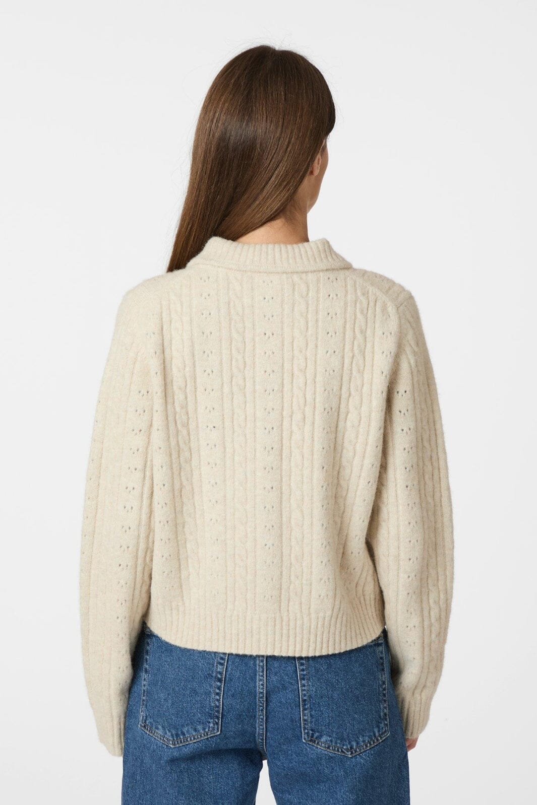 Neo Noir - Emelie Knit Cardigan 164921 - 124 - Ivory