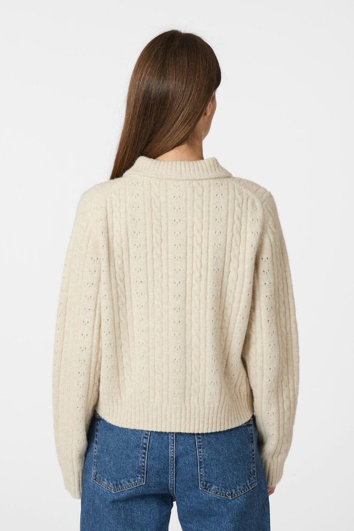 Neo Noir - Emelie Knit Cardigan 164921 - 124 - Ivory