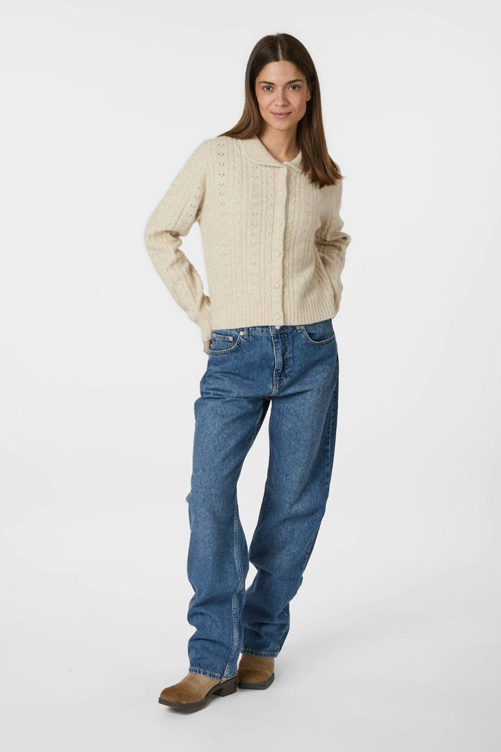 Neo Noir - Emelie Knit Cardigan 164921 - 124 - Ivory