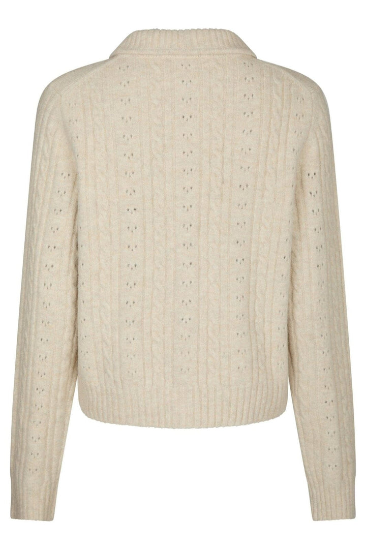 Neo Noir - Emelie Knit Cardigan 164921 - 124 - Ivory