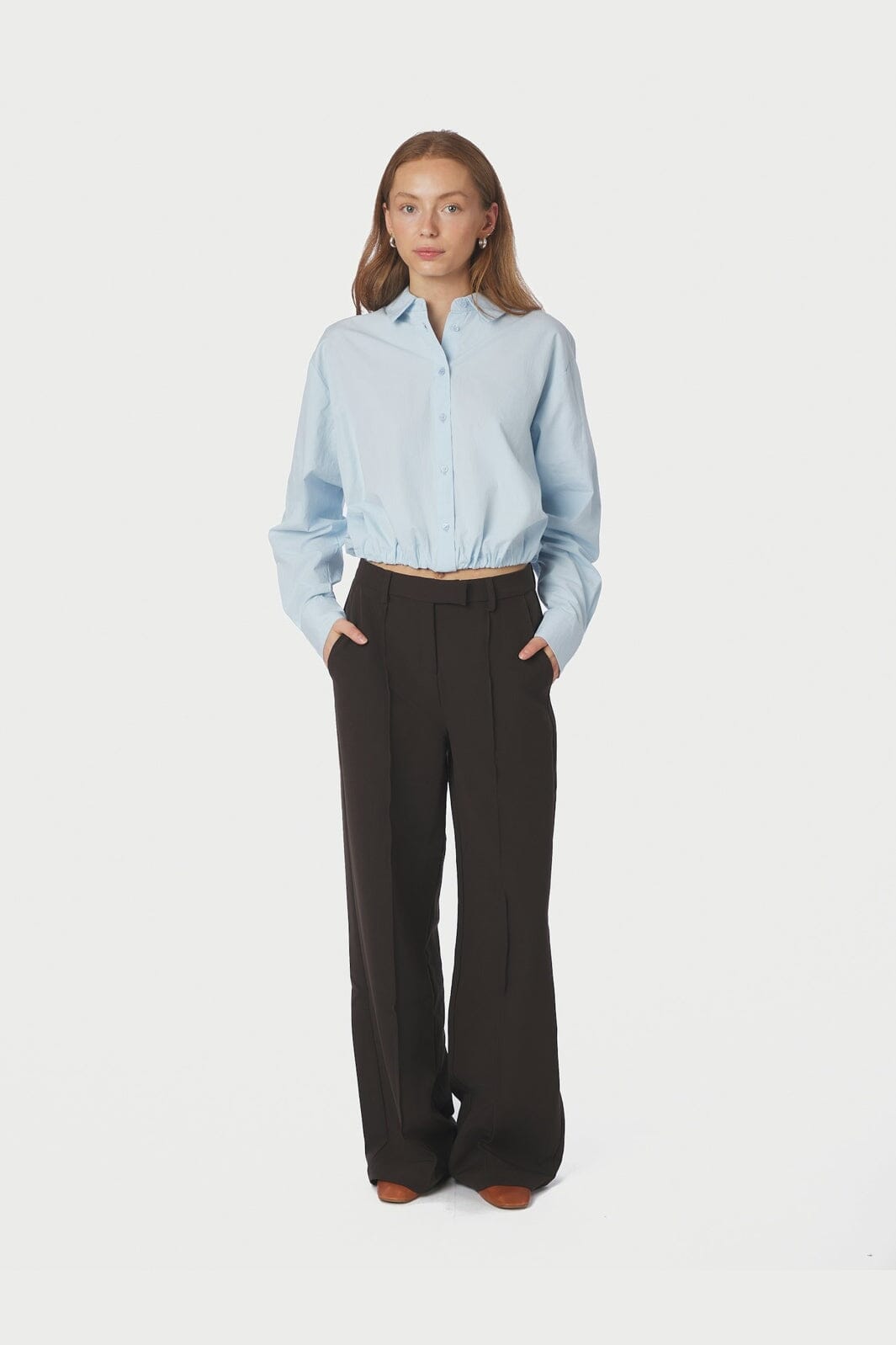 Neo Noir - Emmana C Poplin Shirt 167941 - 145 - Light Blue