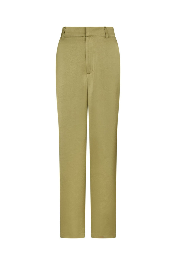 Neo Noir - Emmett Heavy Sateen Pants 164136 - 340 - Sage Green