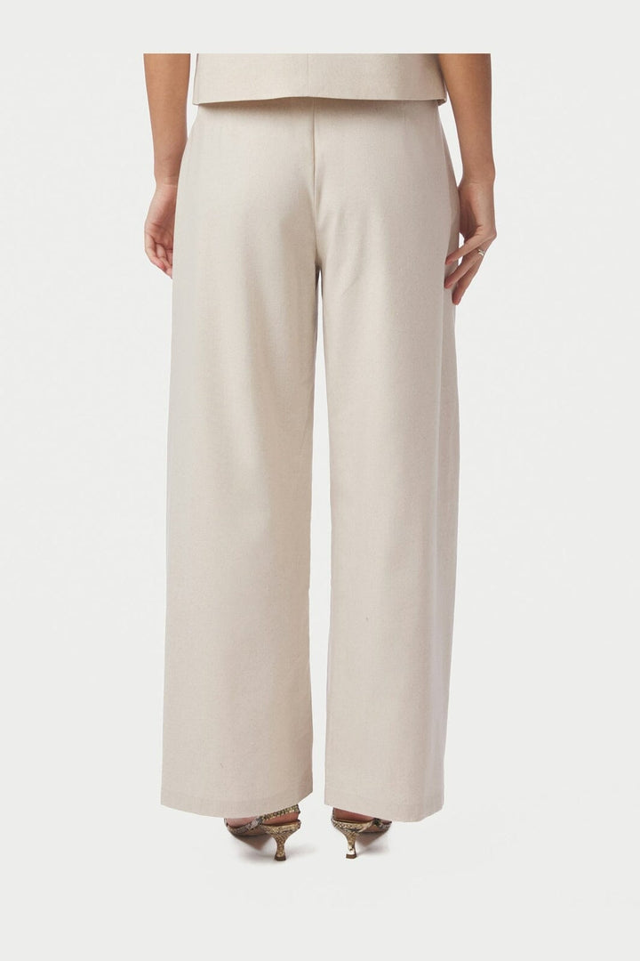 Neo Noir - Essiall Linen Pants 169044 - 122 - Creme