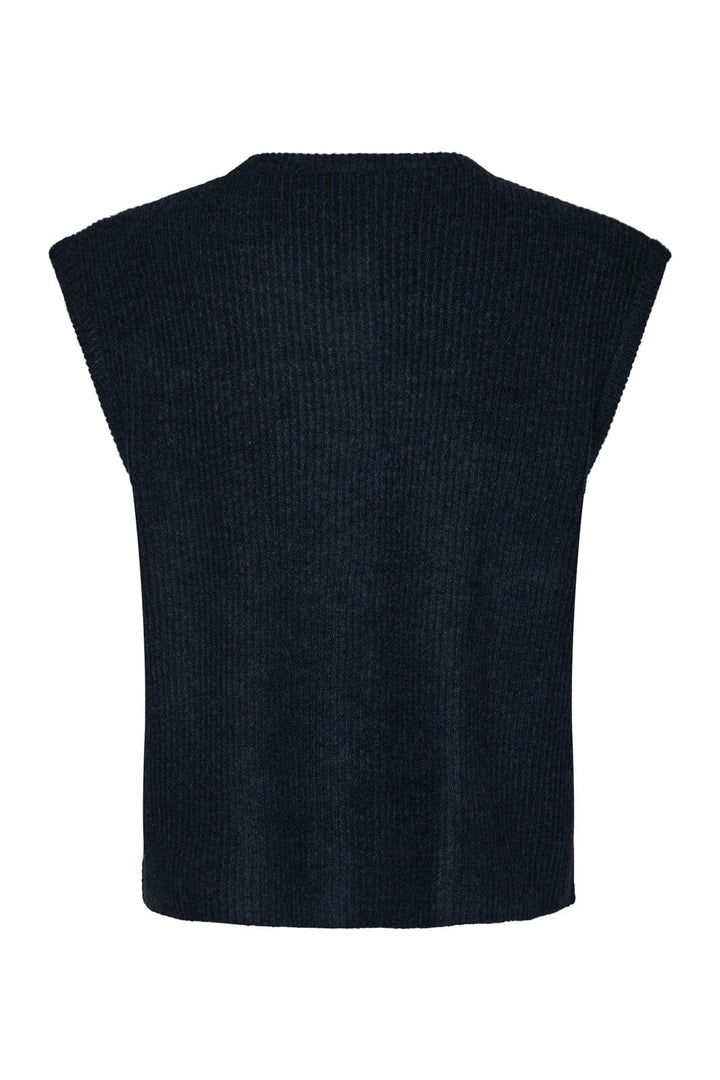 Neo Noir - Everest Knit Vest 164870 - 141 - Navy