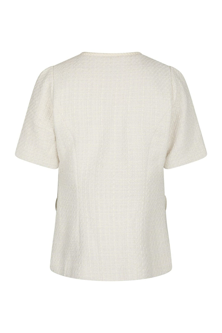 Neo Noir - Faina Boucle Blouse 167541 - 121 - Off White