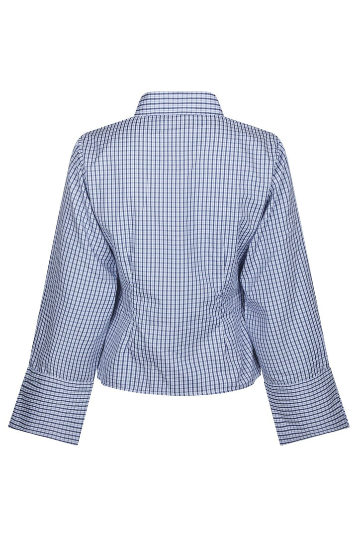 Neo Noir - Fenli Check Shirt 169775 - 140 - Blue
