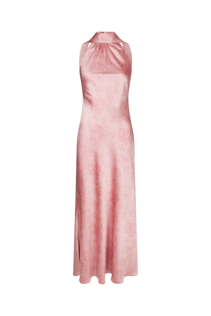 Neo Noir - Fiona Pattern Satin Dress 168367 - 754 - Light Pink