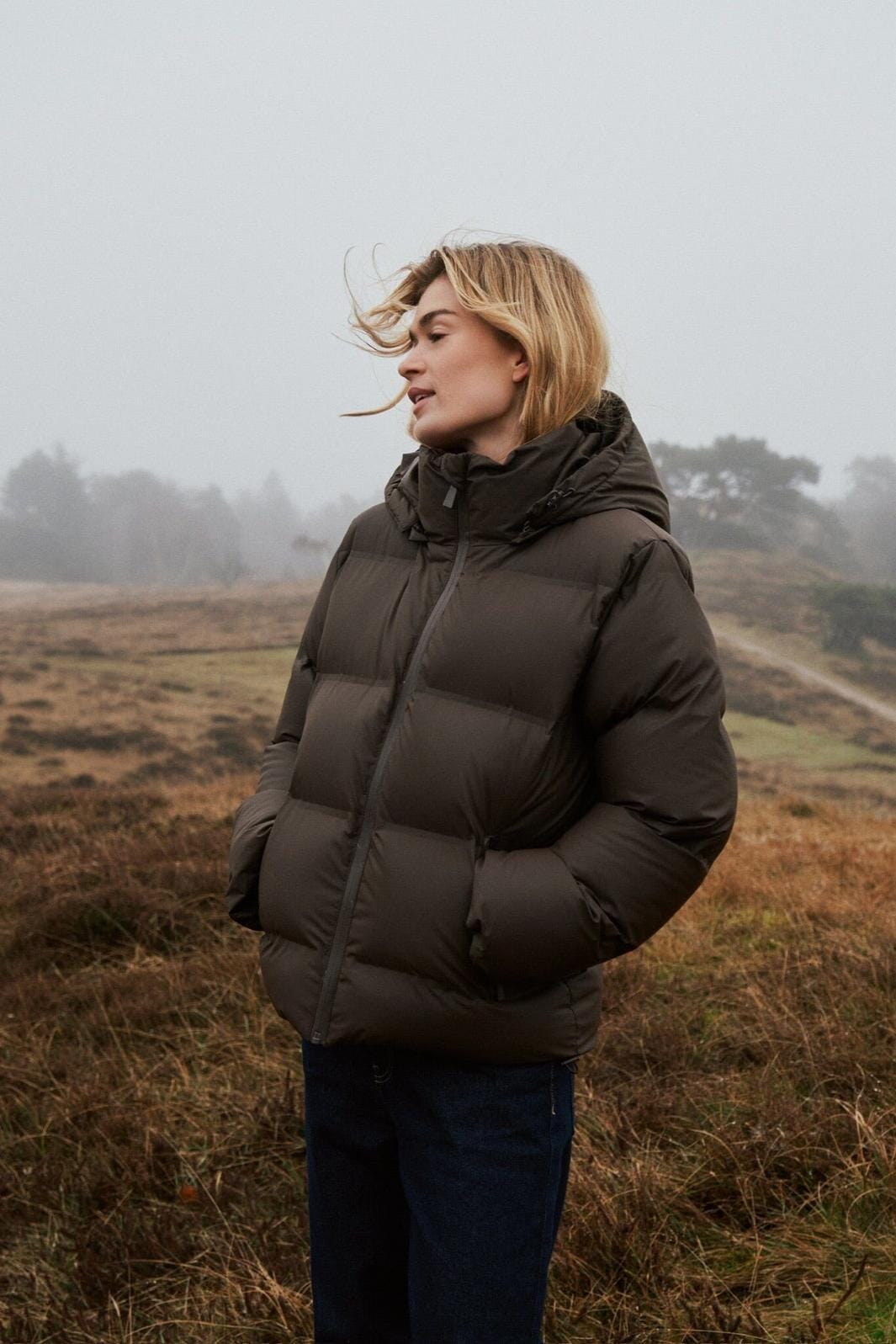 Neo Noir - Fox C Puffer Jacket 158082 - 676 - Dark Brown Jakker 