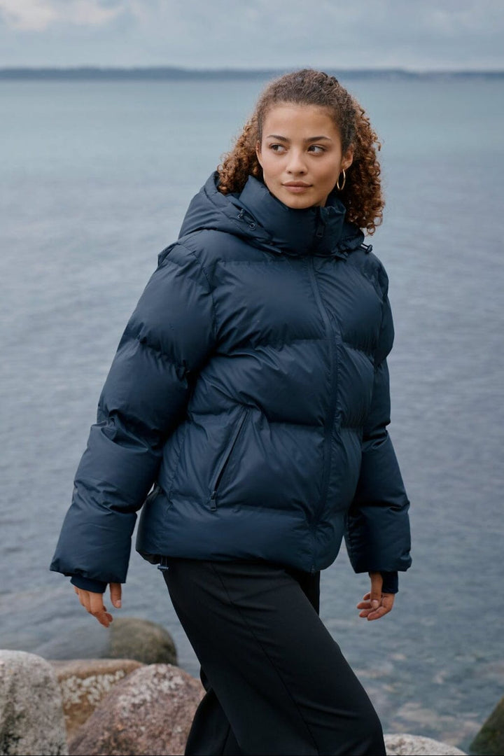Neo Noir - Fox C Puffer Jacket - Navy Jakker 