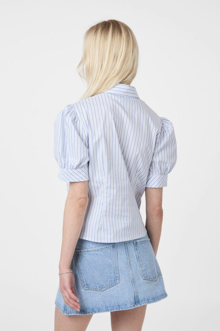 Neo Noir - Frannie Stripe Shirt 165556 - 941 - White/Light Blue