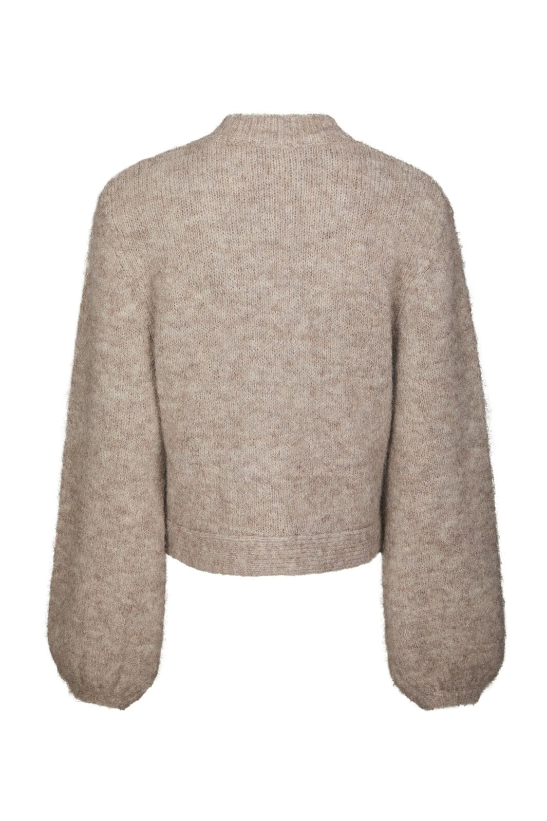 Neo Noir - Gio Fluffy Knit Cardigan 168524 - 976 - Beige Melange