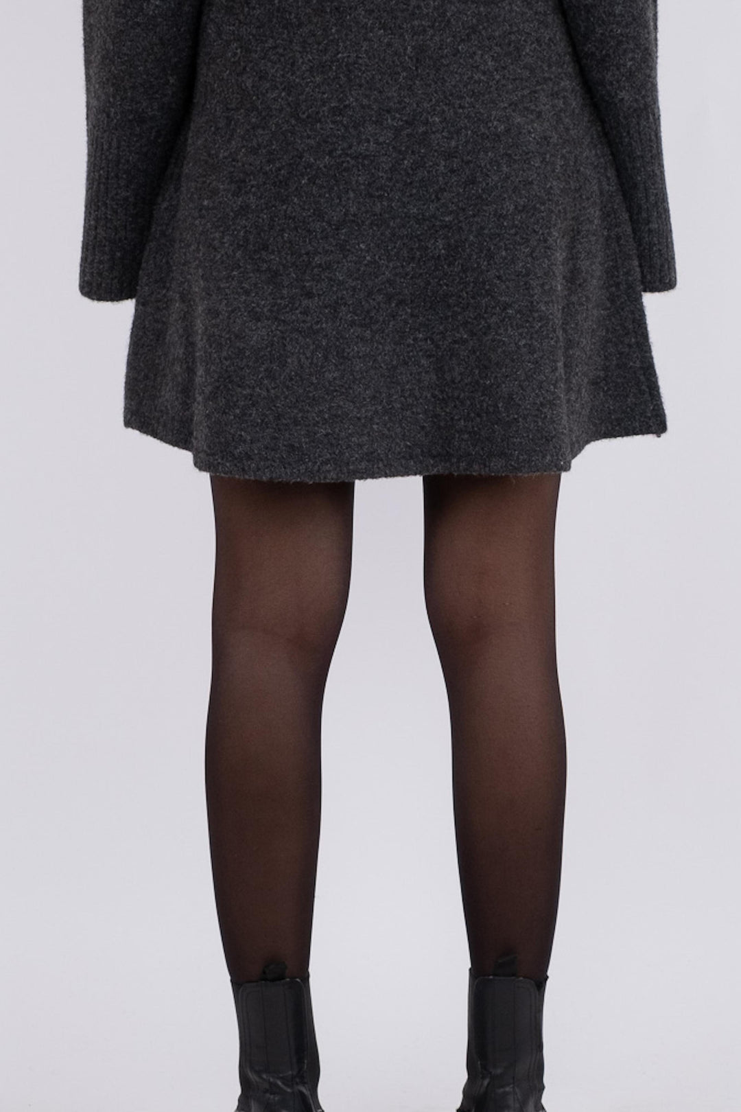 Neo Noir - Gisa Knit Skirt - Antracit