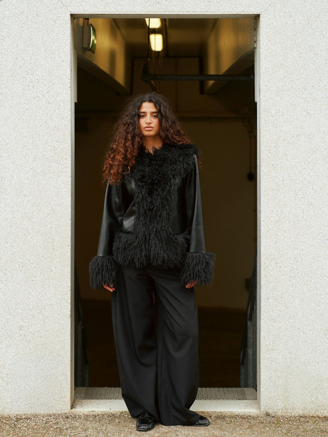 Neo Noir - Grilinda Faux Leather Jacket 164791 - 100 - Black Jakker 