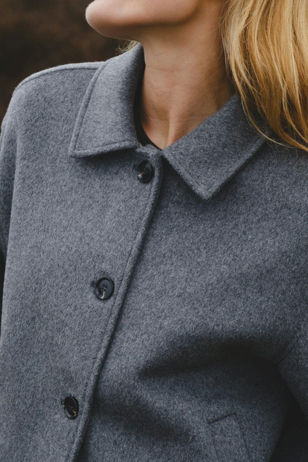 Neo Noir - Hamra Wool Jacket 162076 - 133 - Grey Melange