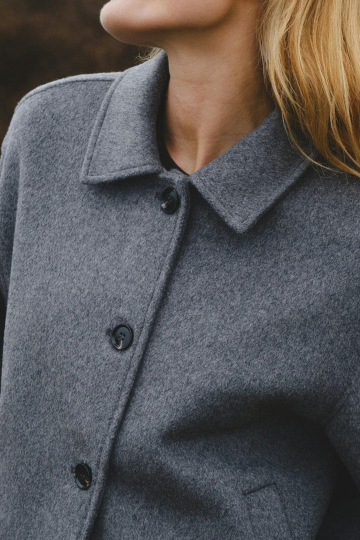 Neo Noir - Hamra Wool Jacket 162076 - 133 - Grey Melange