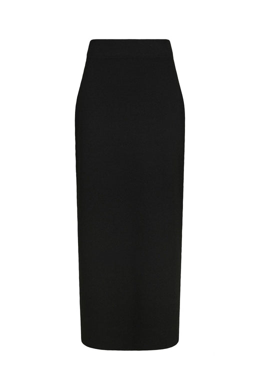 Neo Noir - Hansa Smooth Knit Skirt 167267 - 100 - Black