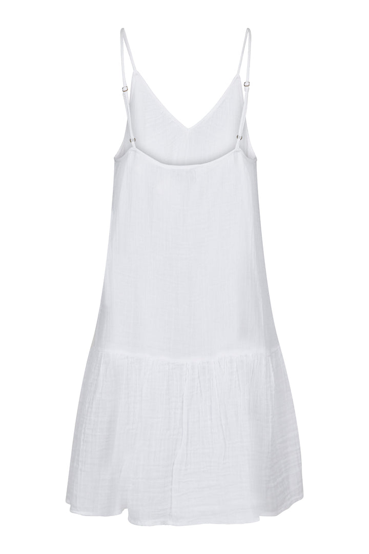 Neo Noir - Ibis S Gauze Dress - White Kjoler 