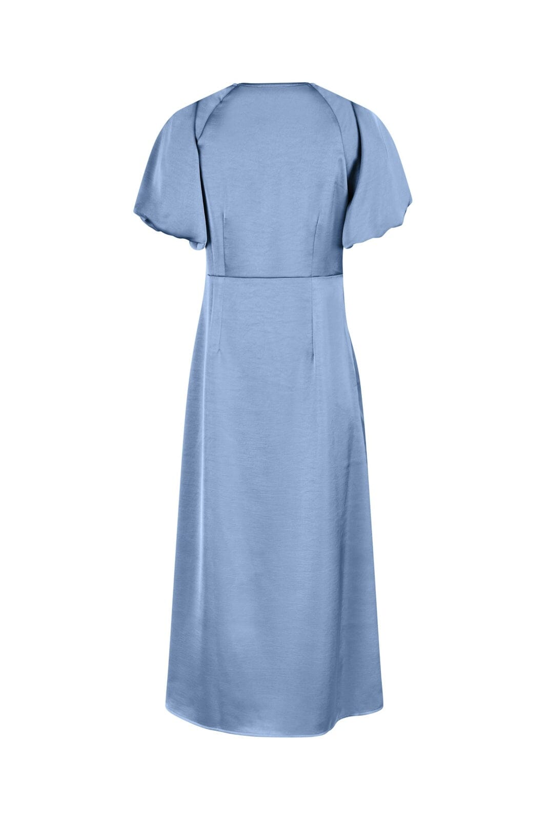 Neo Noir - Illana Heavy Sateen Dress 162521 - 407 - Smoke Blue