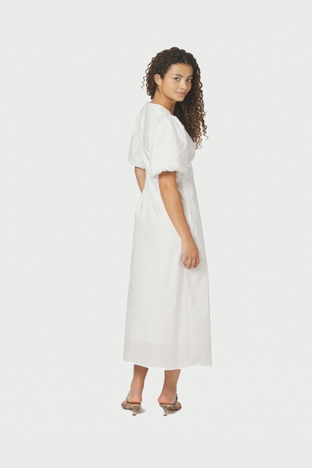 Neo Noir - Illana Poplin Dress 160660 - 120 - White