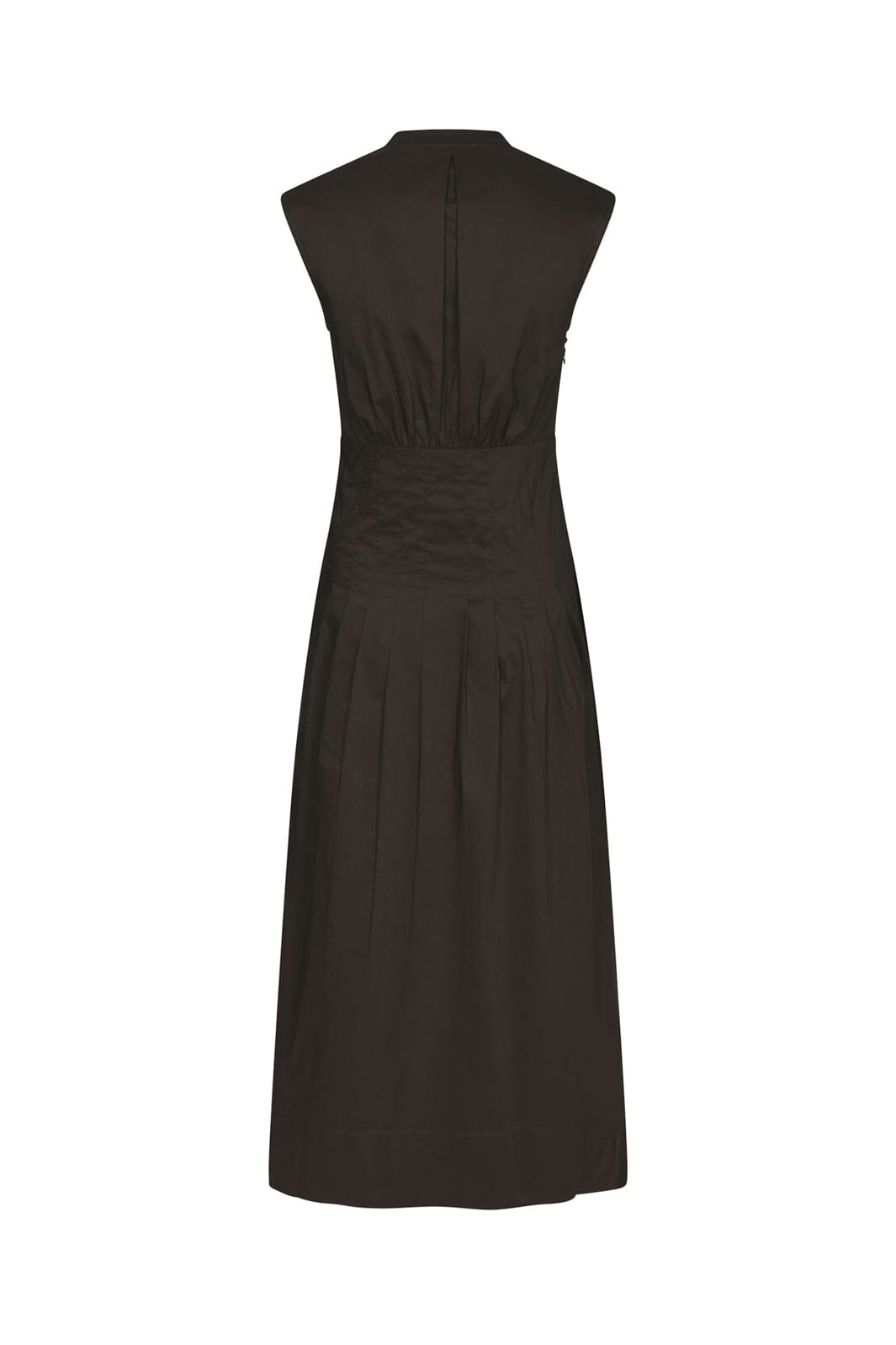 Neo Noir - Irena Poplin Dress 168329 - 584 - Chocolate Brown