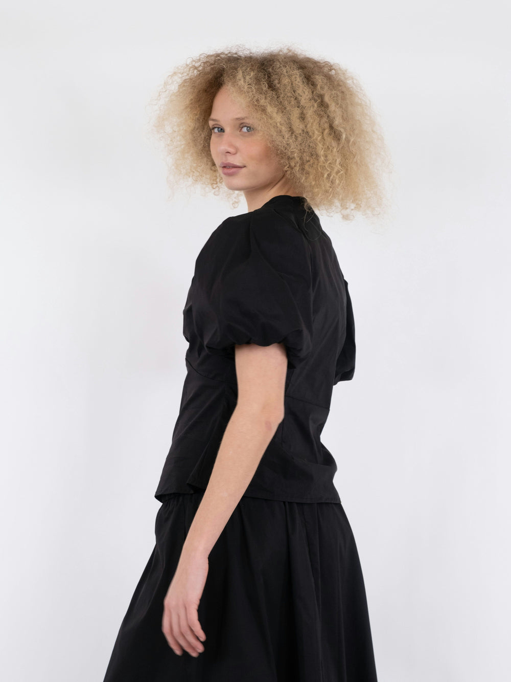 Neo Noir - Irina Poplin Blouse - Black