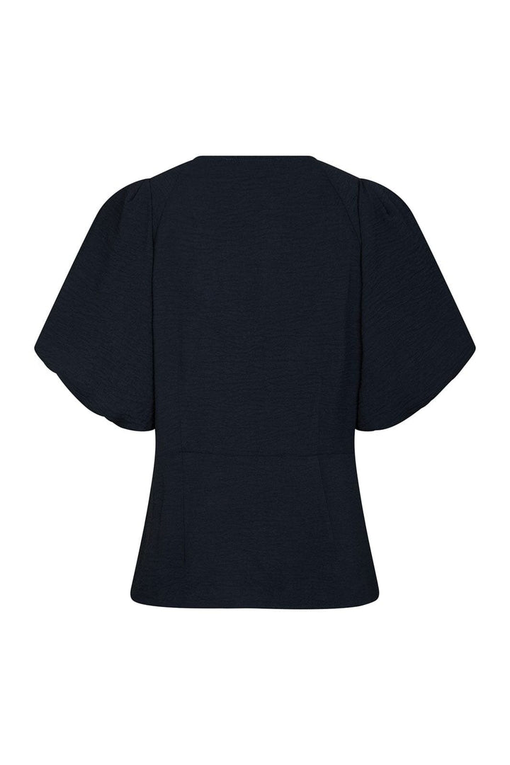 Neo Noir - Irina Structure Blouse 165910 - 141 - Navy