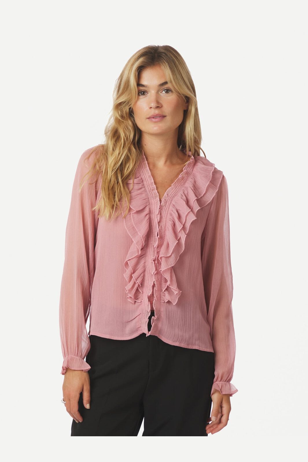 Neo Noir - Ivey Blouse 166659 - 823 - Evening Rose