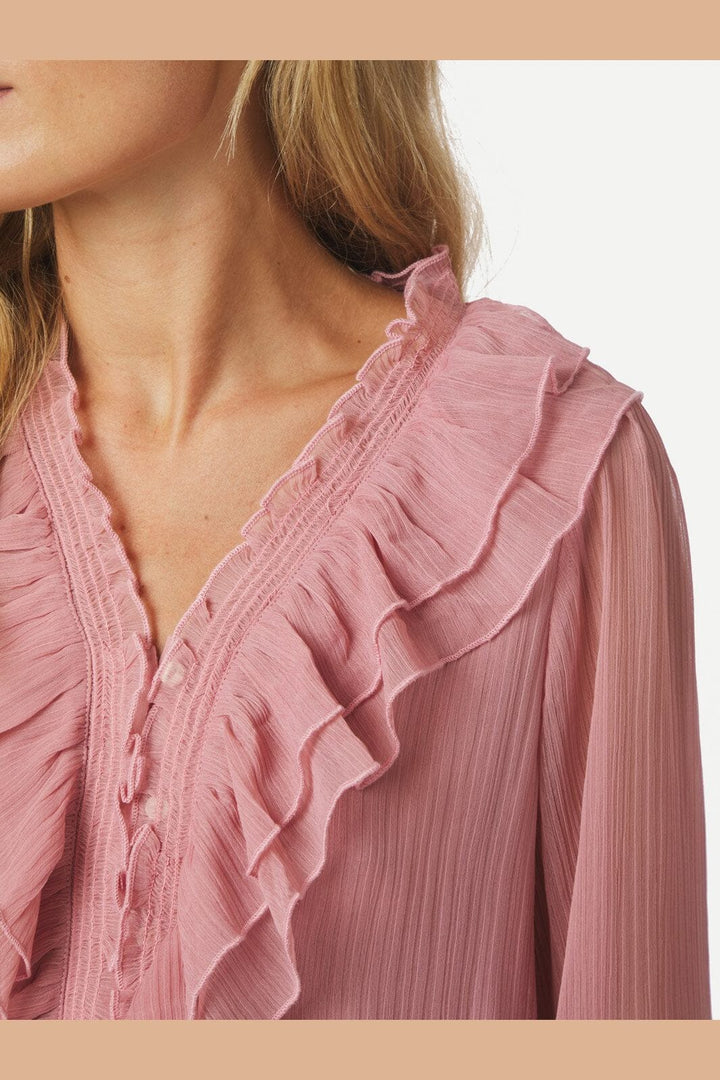 Neo Noir - Ivey Blouse 166659 - 823 - Evening Rose