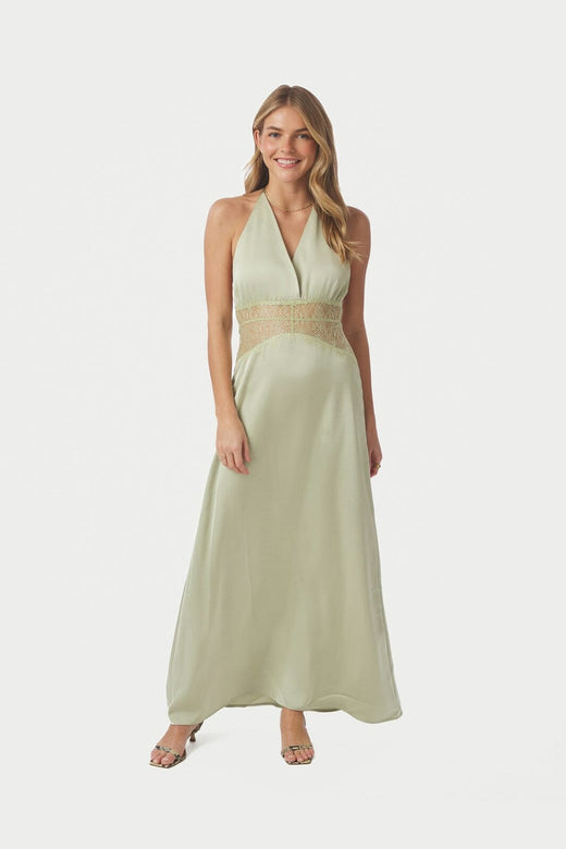 Neo Noir - Jasine Heavy Sateen Dress 169175 - 153 - Mint