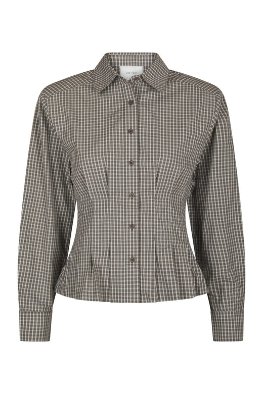 Neo Noir - Jonelle Check Shirt 170987 - 830 - Dusty Grey